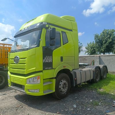 6 mois Camion tracteur diesel 6X4 J6p420HP avec réservoir de carburant de 400L Norme d'émission Euro 5
