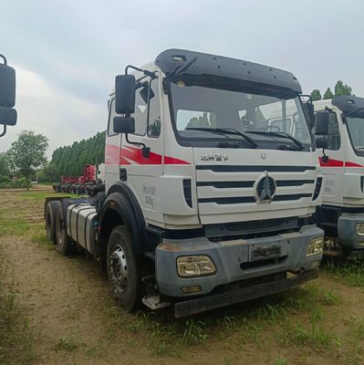 Camion lourd d'occasion Beiben Camion lourd de transport pour tout terrain Moteur de capacité &gt; 8L