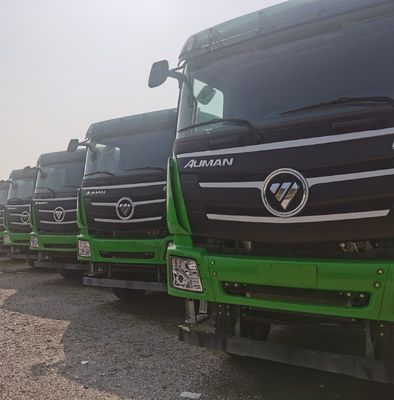 Camion de décharge d'occasion Foton avec une capacité de réservoir de carburant de 400 litres et un matériau de boîte de chargement en acier au carbone
