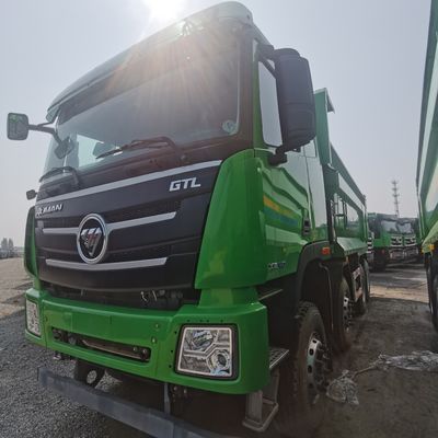 Camion de décharge d'occasion Foton avec une capacité de réservoir de carburant de 400 litres et un matériau de boîte de chargement en acier au carbone