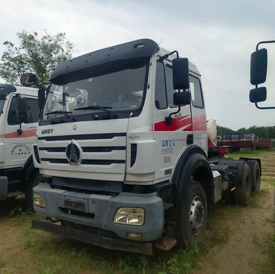 Contrôle avancé de la traction Beiben camion de transport lourd avec boîte de chargement en acier au carbone