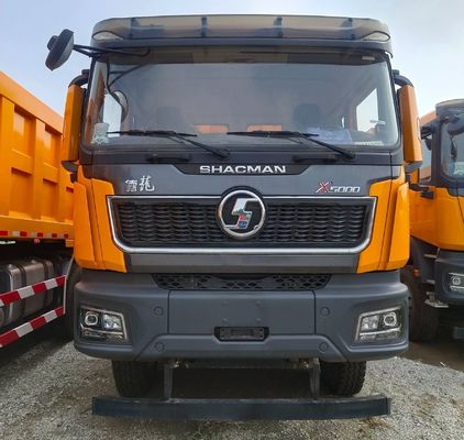 Shaanxi Automobile Delong 6X4 8X4 10/12 roue de l'exploitation minière déchargeur avec Hyva ascenseur avant