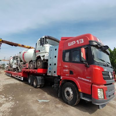 Shacman Sinotruk châssis direction hydraulique camion mélangeur de béton et coût de transport