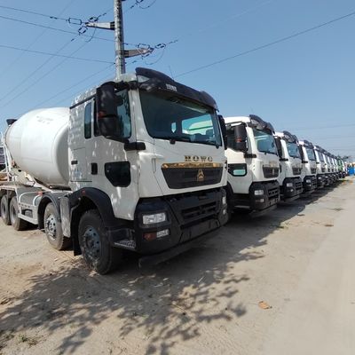 Fuel Diesel 8m3 6X4 Camion à béton mélangeur Package de construction Poids brut 8400.000kg