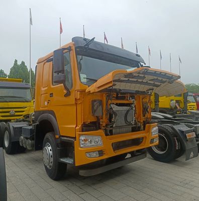 Tracteur HOWO d'occasion avec siège à suspension pneumatique pour remorquer des semi-remorques et personnalisation