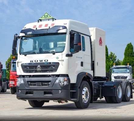 Sinotruk HOWO Cnl Tête de tracteur GNL pour remorque de semi-remorque 6×4 Performance de la roue motrice