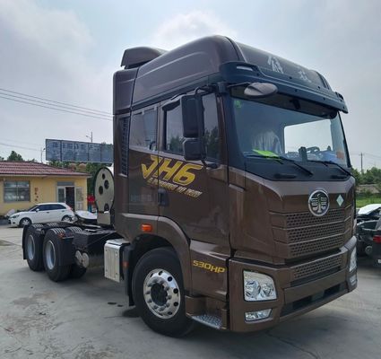 Camion à gaz à libération diesel 4*2 avec direction assistée et boîte de chargement en acier au carbone