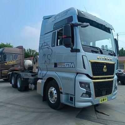 630HP 6*4 2024 Shandeka G7h camion tracteur GNL pour le transport de 8.25m*2.55m*3.96m de fret